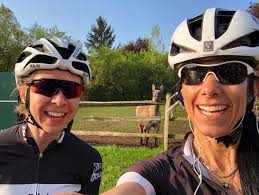 Jennifer Bushover, Rachel Pikus, and Sandra Leary debuted the new #BikeDonk  kits today at the American Rock Salt Race Series & Gran Fondo. Jenny and  Rachel placed 3rd and 4th respectively in