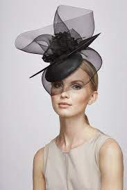 Juliette Botterill Millinery Black Lace Feather Fancy Hats Fascinator Hats