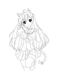 If your child loves interacting. Fastest Anime Cat Girl Coloring Pages