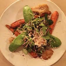 salad carrots, avocado, etc picture
