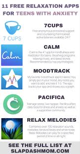 It does feature 30 guided meditations and a simple interface. 11 Free Relaxation Apps For Teens With Anxiety Slap Dash Mom