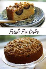 Fresh Fig Cake With Crumb Topping Recipe Fig Recipes Dessert Fig Cake Fresh Fig Cake Recipe