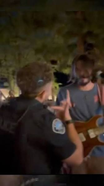 POV: The cops show up to your house party and instead of kicking everyone  out, they have to negotiate with the guitarist. 😂🚔🎸, #AlwaysOnTour  #Goose #GooseBand #Boulder