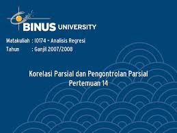 Discover more posts about parsial. Korelasi Parsial Dan Pengontrolan Parsial Pertemuan Ppt Download