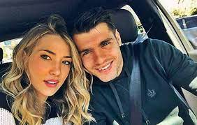 Alice campello with her husband, alvaro morata. Real Madrid Star Alvaro Morata On A Highway To Hell With Hot Fiancee Alice Campello