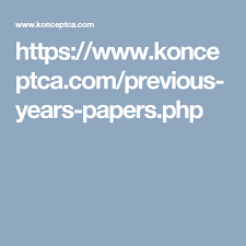 Https Www Konceptca Com Previous Years Papers Php Previous Year Years Cpt