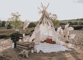 Wildromantischer Boho Chic Im Tipi Trend Nb Gartendekoration Gartendekor Ideen