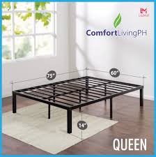 Check spelling or type a new query. Comfort Living Premium Signature Platform Bed Frame Queen Size 60 X 75 Lazada Ph