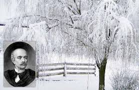 Cu o zale argintie se îmbracă. Gerul De Vasile Alecsandri