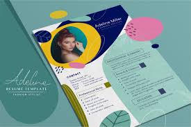 Don't forget to highlight your knowledge of current fashion trends in your cover letter. Resume Template Fashion Stylist Grafico Por Otpirusthree Creative Fabrica