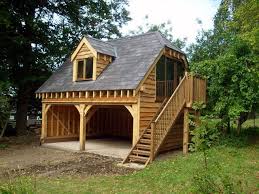 Think I Like The Exterior Door To Access Storage Loft Keeps Interior Open Garage Design Building A Shed Garage House