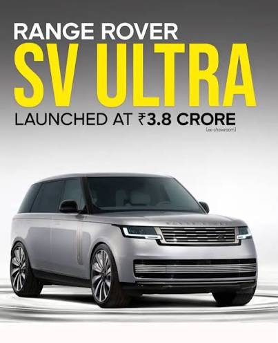 The Range Rover SV Ultra has arrived in India, taking luxury a step further. 👑 From a world-first electrostatic sound system that turns the cabin into a private concert hall to an