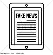 Here you'll find hundreds of high quality news icons ready to download. Tablet Fake News Icon Vector Photo Free Trial Bigstock