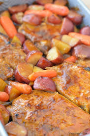 Rub each pork chop with olive oil. Oven Roasted Pork Chops The Gunny Sack