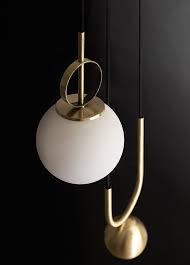 Pendant lamp pulley bracket industrial sconce light hanger steampunk hanging wall light support. Cradle Brass Mid Century Pulley Pendant Light Tudo Co Tudo And Co