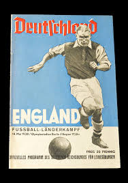 Germany football match in berlin 1938. England Internationals 1937 38 10 Footballs