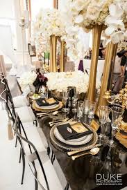 Black And Gold Wedding Table Settings 27 Chic Art Deco Wedding Table Settings Wedding Deco Gold Wedding Colour Theme Gold Wedding Colors