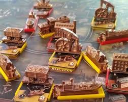 Brass birmingham white brass new unopened. Brass Birmingham Brass Lancashire Industry Tokens Board Game Upgrade 3d Printed Board Games Token Board Games To Play