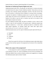 Intellectual property protection consists of patents, trademarks, industrial designs and copyright. Intellectual Property Laws In The Uk Malaysia And Yemen Trademark Patent