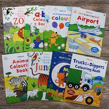 Supercoloring.com is a super fun for all ages: 12 Books Usborne 16 Page English Coloring Book Kids Books Antistress Coloring Books For Adults Livre Drawing Art Colouring Book Literature Fiction Aliexpress