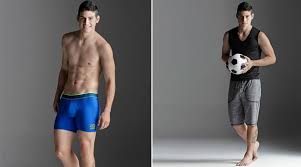 Calzoncillos tipo bóxer estampados, por unidades o en pack, con los mejores precios, sólo en kiabi.es. Real Madrid James Nueva Imagen De Una Marca De Ropa Interior Marca Com