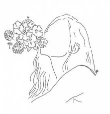 39 Ideas Flowers Tumblr Aesthetic White Outline Art Indie Drawings Line Art Drawings