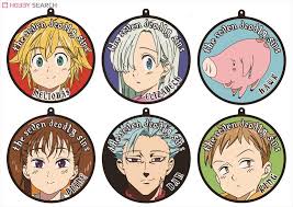 Keep in mind, this was the second poll (latest) done back in 2019 before the start of the demon king arc. The Seven Deadly Sins Character Rubber Coaster Strap 6 Pieces Anime Toy Item Picture1