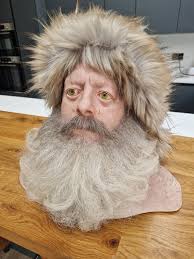 Santa Beard, Kurt Russell 'the Christmas Cronicles' Inspired.made From  Precurled Yak and Mohair