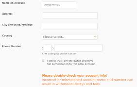 Before applying for a bank account, be aware that: Solved Which Address Should I Enter In Bank Account Upwork Community