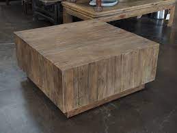 Reclaimed Wood Square Coffee Table By Terra Nova Furniture Los Angeles Reclaimed Wood Coffee Table Coffee Table Square Coffee Table Wood