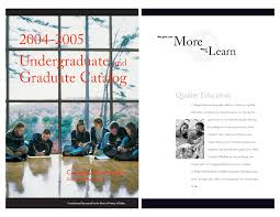 Undergraduate and Graduate Catalog