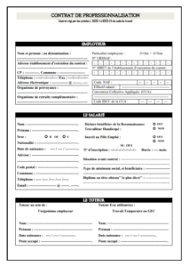 Rupture pendant la période d'essai Contrat De Professionnalisation En Alternance Modele De Contrat