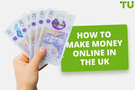 Laptop workspace for earning online money in UK and USA