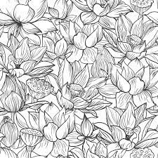 Download premium vector of vintage seamless floral patterned backgrounds set by tvzsu about flower pattern, floral pattern, vintage pattern. Lotus Pattern Line Floral Ornament Seamless Background Hand Royalty Free Cliparts Vectors And Stock Illustration Image 127753459