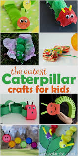 13 Quick Crafts Fun Things To Do For Kids In 2020 Caterpillar Craft Preschool Crafts Insect Crafts