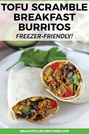 Freezer Friendly Vegan Breakfast Burritos Recipe Vegan Breakfast Burrito Vegan Breakfast Easy Vegan Meal Prep