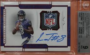 Lamar jackson autograph any jackson football card your choice any card front or back of card any card holder you have in your collection. Lamar Jackson Rookie Card Market Low Mid High Bargainbunch