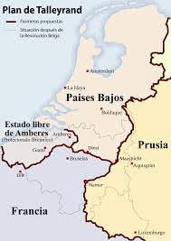 Belgica, one of three gallic provinces organized by julius caesar; File Plan De Talleyrand Para La Particion De Belgica Png Wikimedia Commons