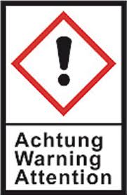 953 фразы в 118 тематиках. Ghs Hazardous Substance Label L 30 X W 22 Exclamation Mark Caution Hazardous Substance Symbols Marking Occupational Safety And Personal Protection Labware Carl Roth International