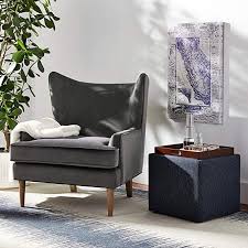 Rivet Ross Tweed Modern Lift Top Storage Ottoman Accent Chairs For Sale Accent Chairs Accent Chairs For Living Room