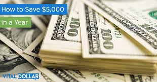 How i saved $3,000 in three months. How To Save 5 000 In A Year Vital Dollar