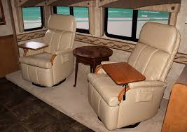 Lambright Lazy Relaxor Wall Hugger Recliners With Tables Rv Furniture Camper Furniture Rv Recliners