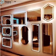 Each of these benefits will help to optimize the comfort and accessibility of the vanity area. Oval Led Bathroom Wall Mirror Led Light Vanity Mirror Mr Tp002 China Silver Mirror Led Mirror Made In China Com