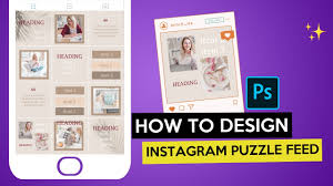 All you have to do is open these files in photoshop and tweak the content to fit your brand's own messaging. How To Make An Instagram Puzzle Feed Photoshop Tutes