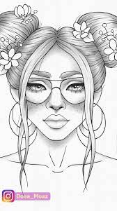 Pencildrawing Pencil Drawing Simple In 2021 Outline Drawings Girly Drawings Cute Coloring Pages