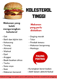 Tiada makanan tunggal menyebabkan kolesterol tinggi. Al Jawla Herbs Nutrisi Saraf Sendi Otot Kolesterol Tinggi