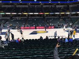 Bankers Life Fieldhouse Section 16 Home Of Indiana Pacers