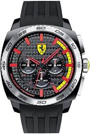 Men S Scuderia Ferrari Aerodinamico Chronograph Watch 830202
