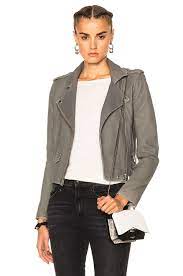 Iro Ashville Lambskin Leather Moto Jacket In Black Modesens Leather Moto Jacket Jackets Lambskin Leather