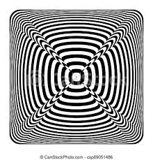 Coloring pages on geometric shapes and patterns is a commonly searched for topic by kids as well as adults. Op Art Geometric Design Element Square 3d Shape Op Art Geometric Design Element Square Convex 3d Shape Vector Art Canstock